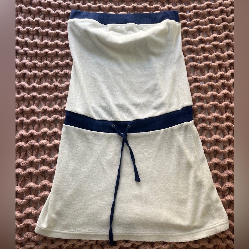 Vintage terry cloth mini dress